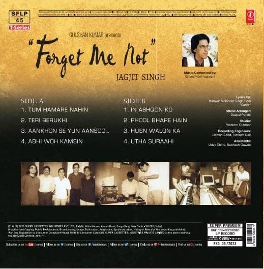 Forget Me Not, Jagjit Singh
