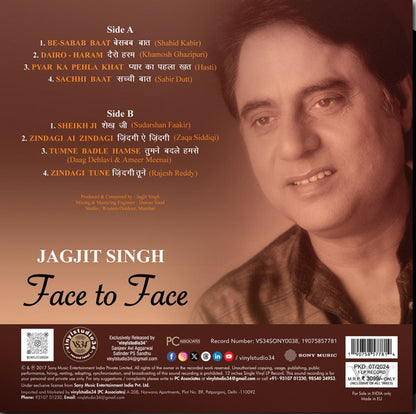 JAGJIT SINGH FACE TO FACE