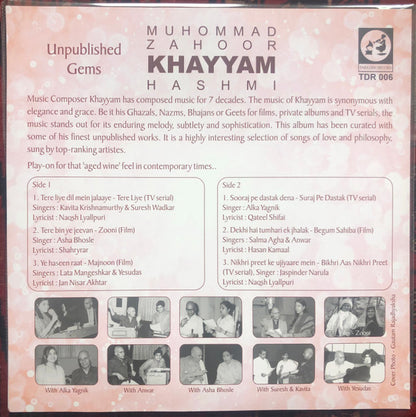 Unpublished Gems, Muhommad Zahoor Khayyam Hashmi